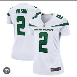 Nike Zach Wilson White New York Jets Player Jersey  small